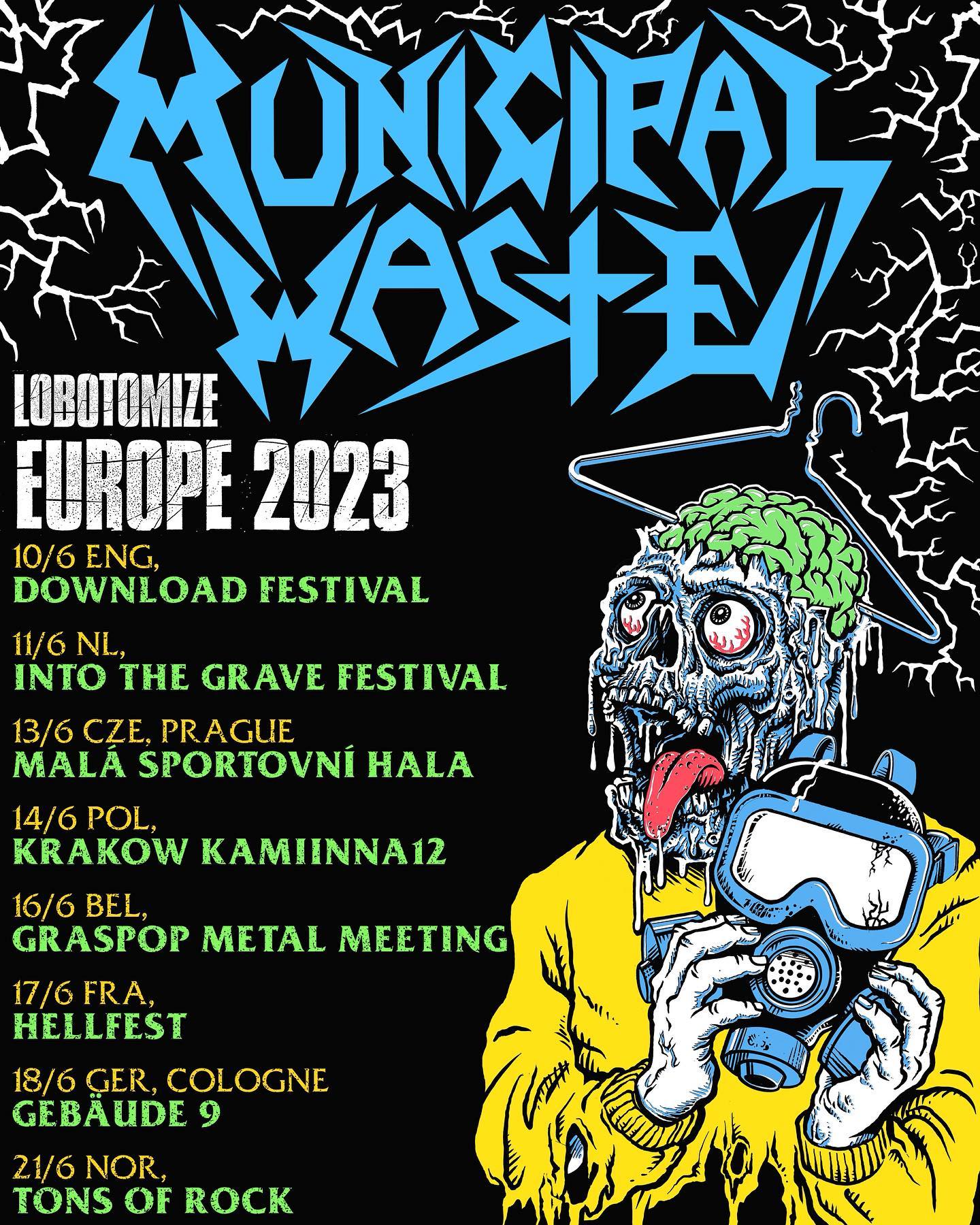 Municipal Waste - Lobotomize Europe 2023 Flyer