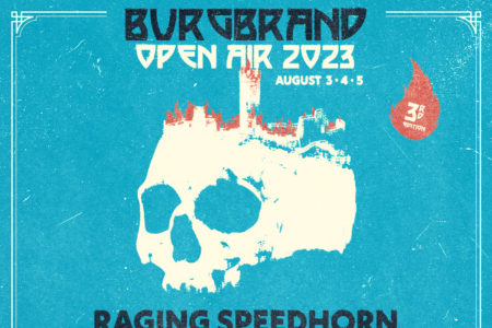 Flyer vom Burgbrand Open Air 2023