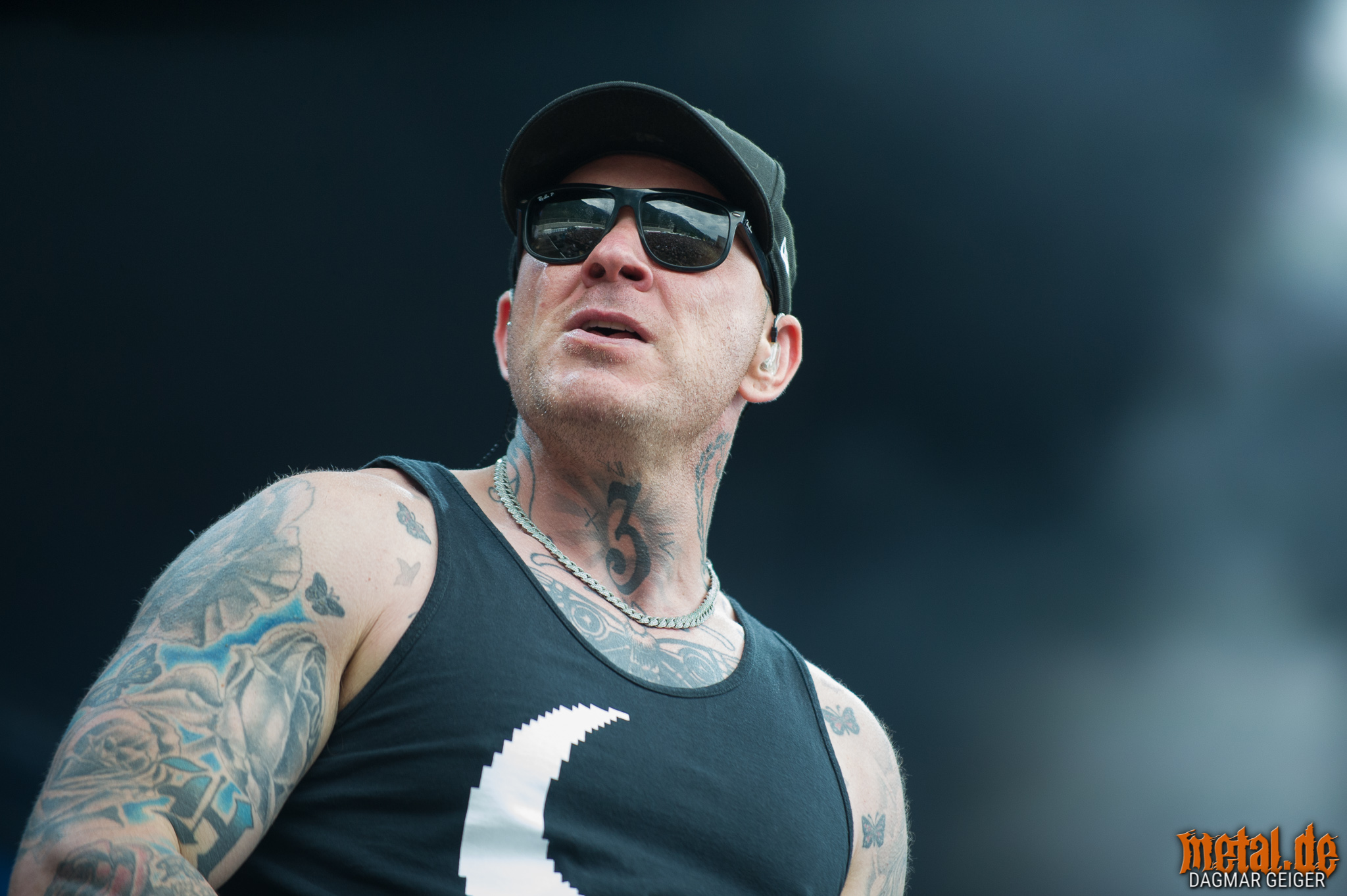 Konzertfoto von Hollywood Undead auf dem Greenfield Festival 2023