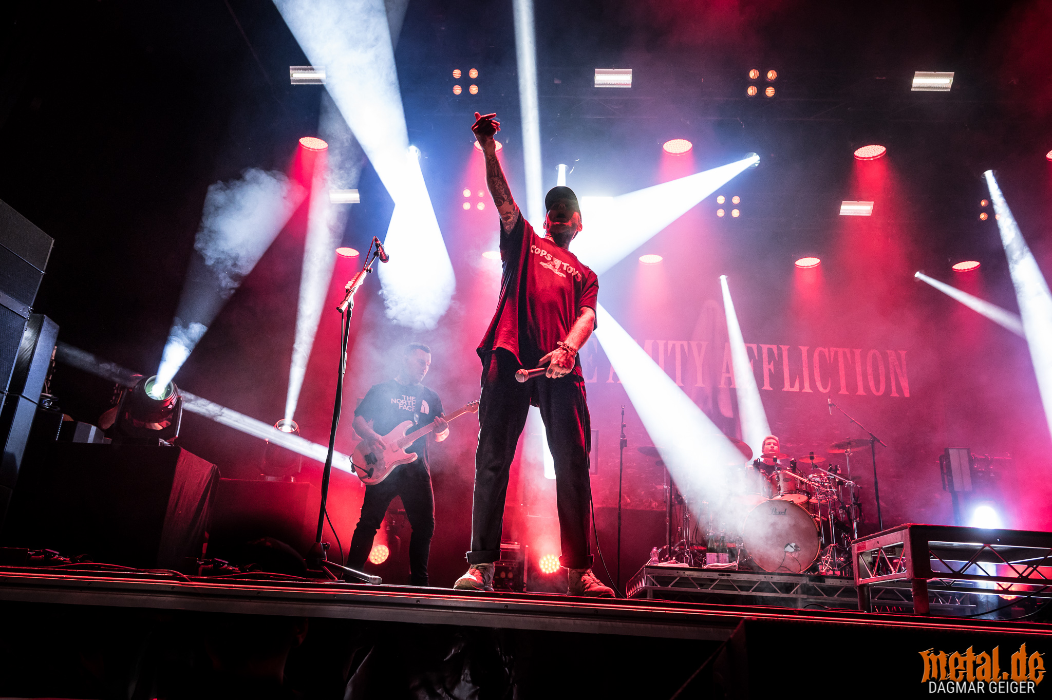 Konzertfoto von The Amity Affliction auf dem Greenfield Festival 2023