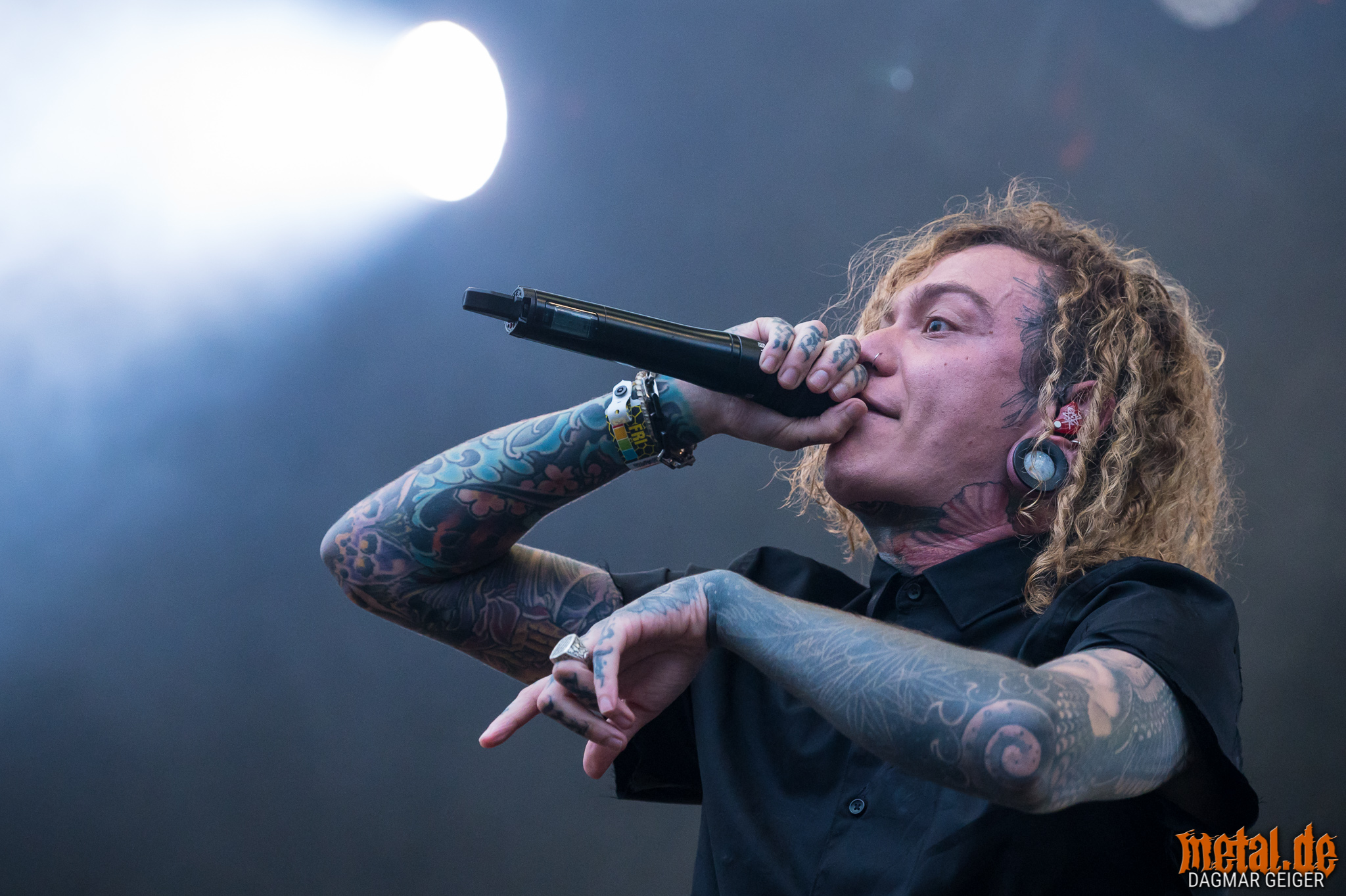 Konzertfoto von Lorna Shore am Freitag  auf dem Greenfield Festival 2023