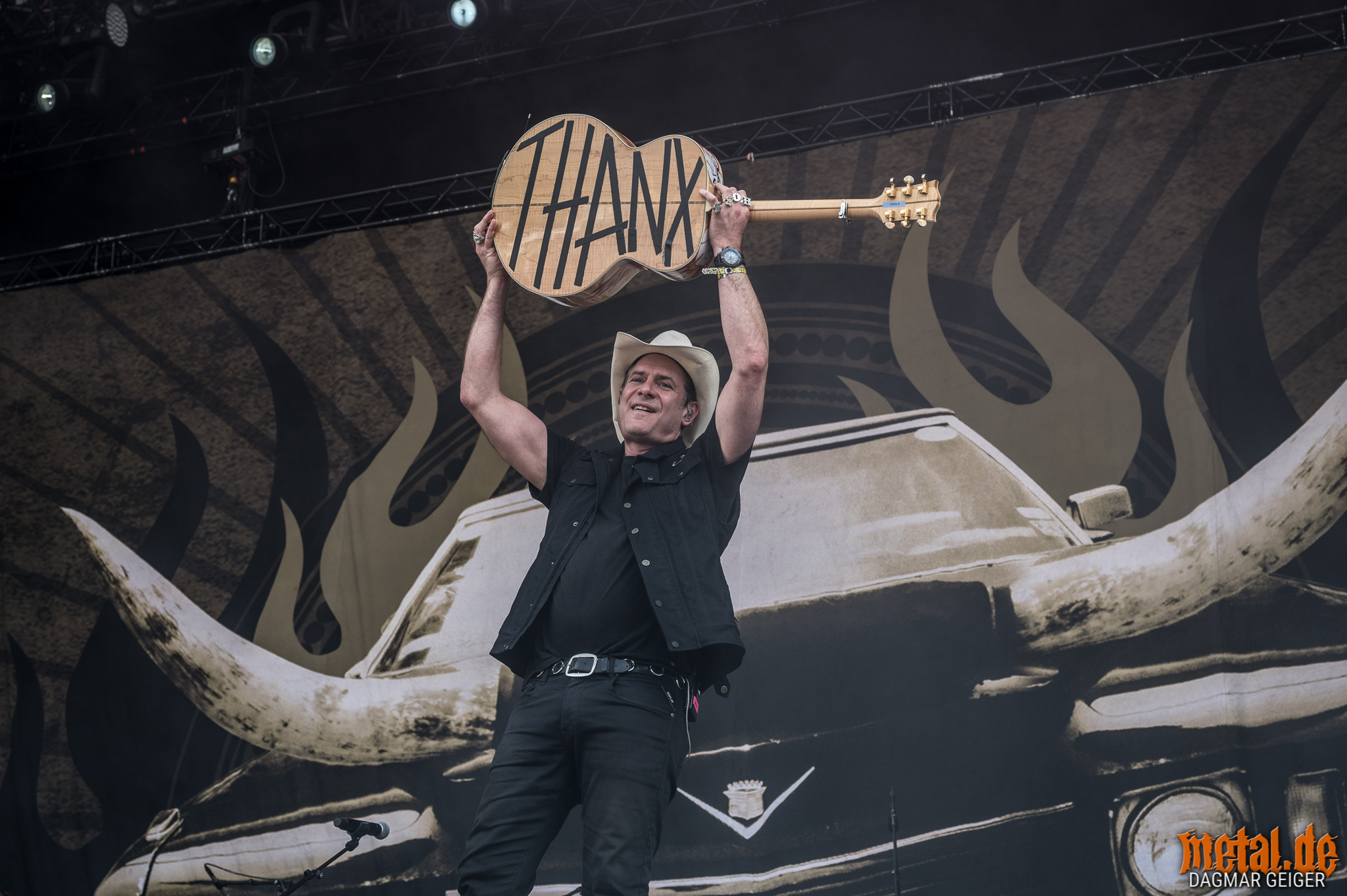 Konzertfoto von The BossHoss auf dem Greenfield Festival 2023