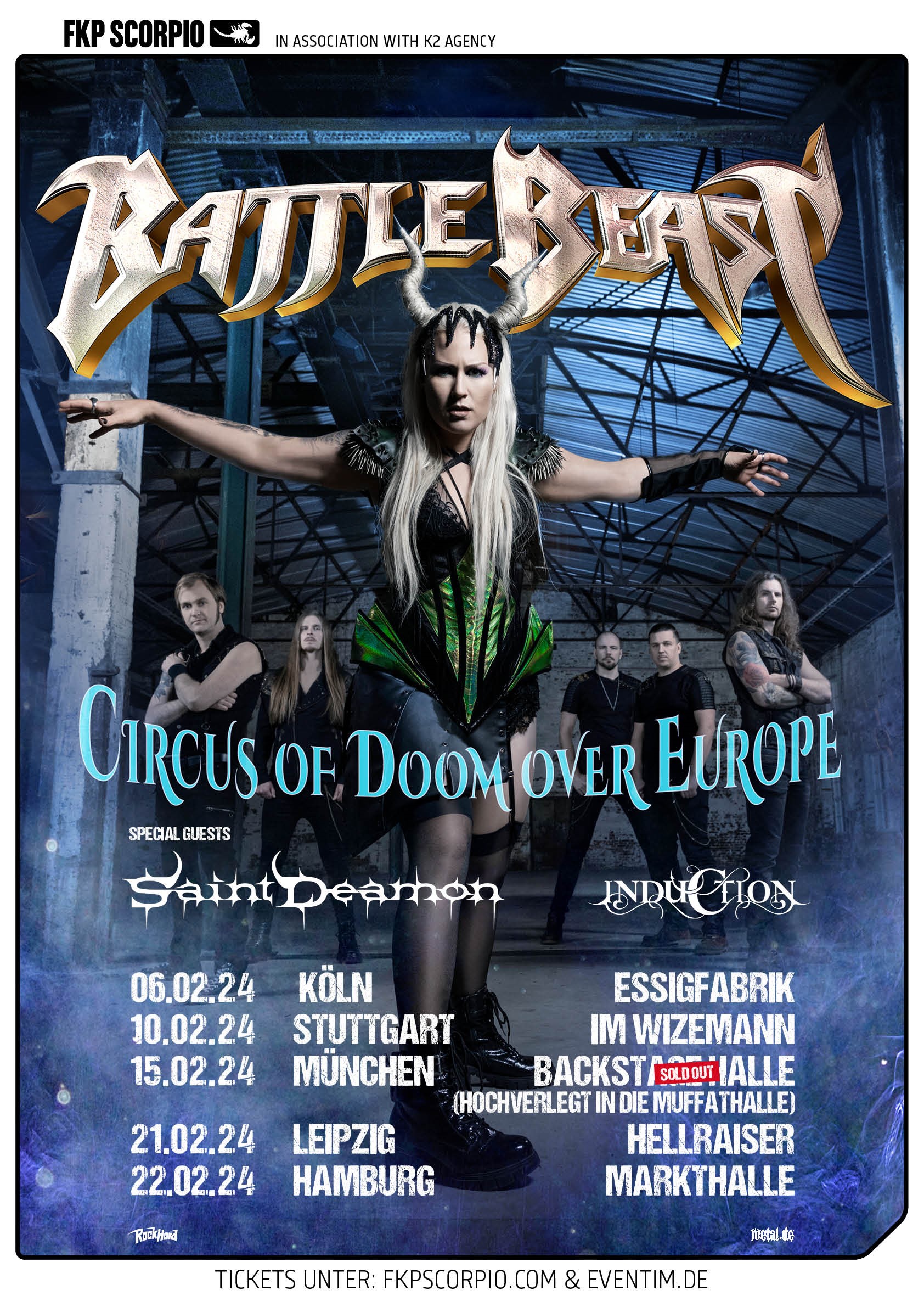 Battle Beast Tour 2024