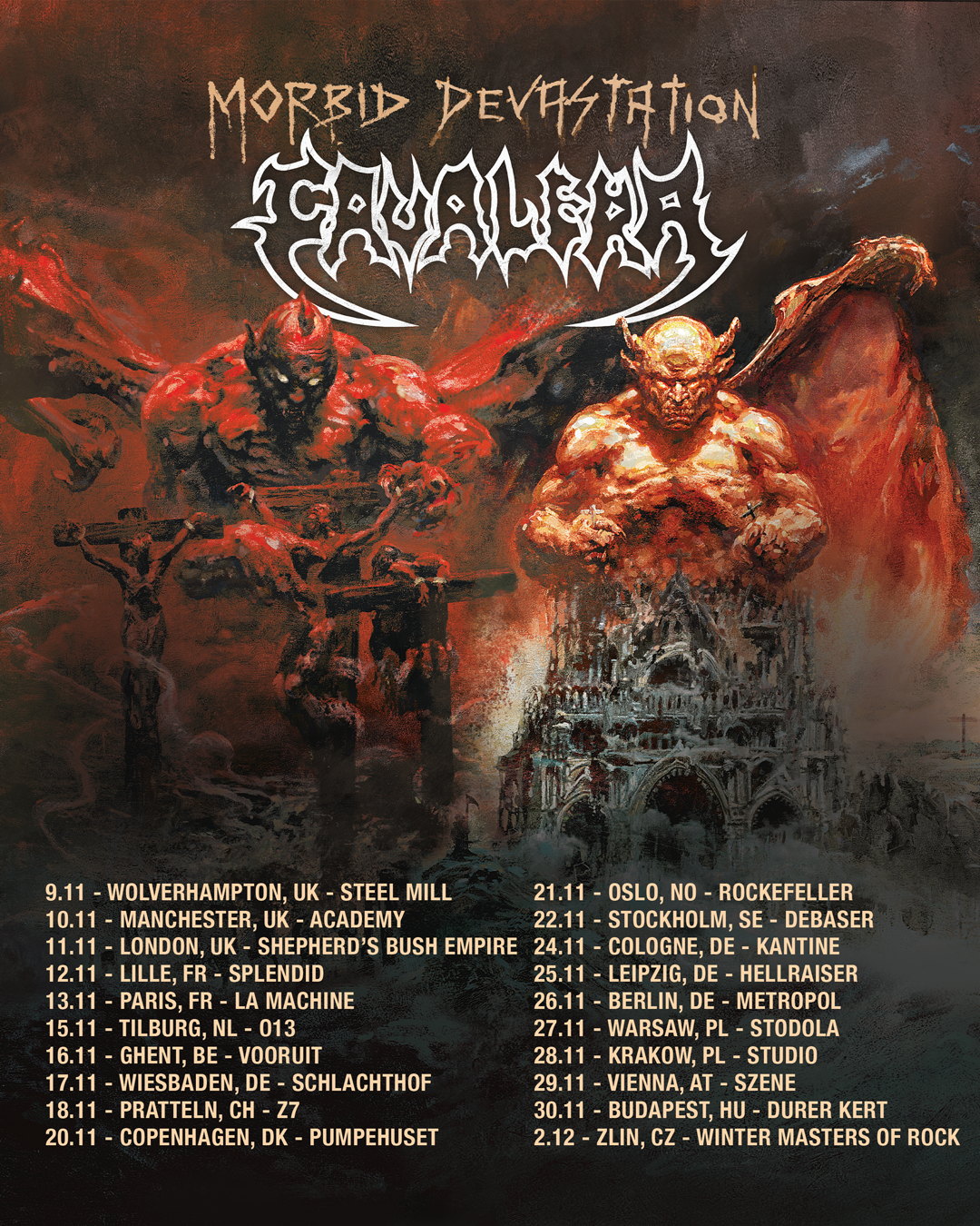 Cavalera - Morbid Devastation Tour 2023