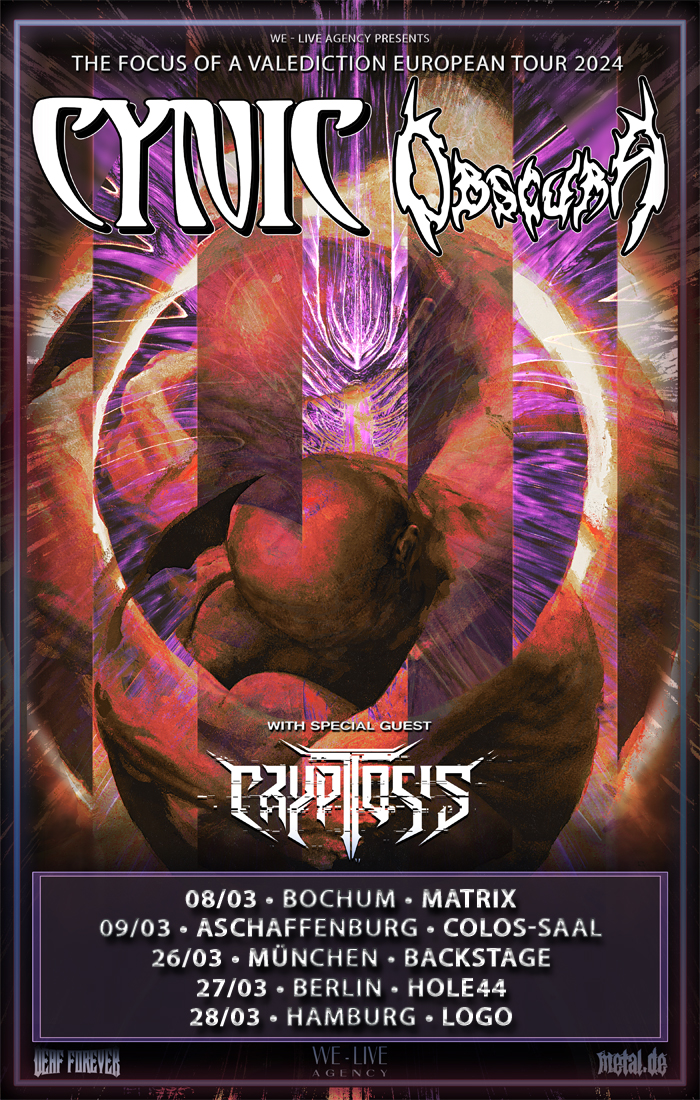 Cynic + Obscura Tour 2024