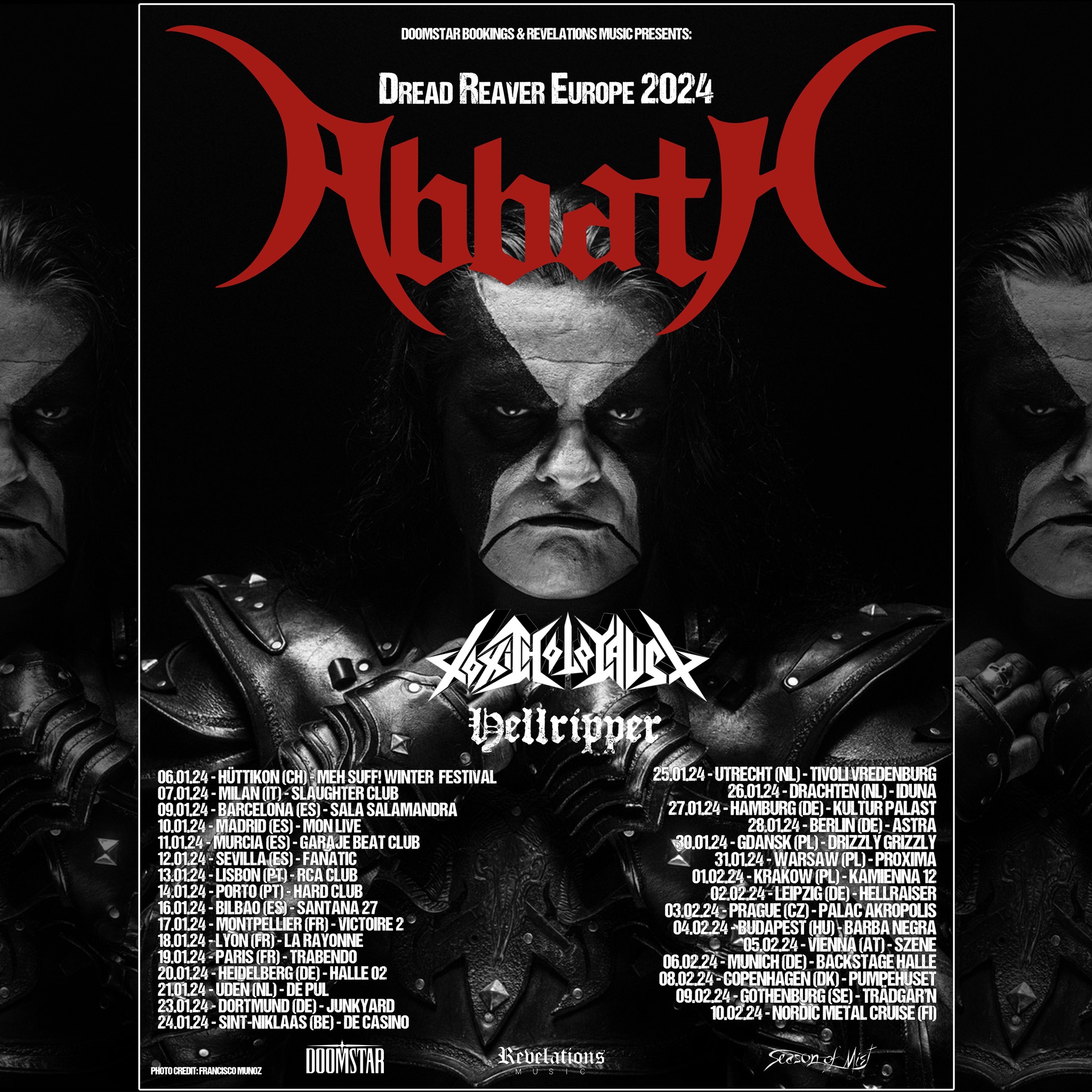 Abbath - Dread Reaver Europe 2024