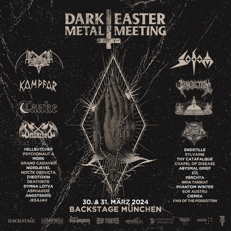 Flyer vom Dark Easter Metal Meeting 2024