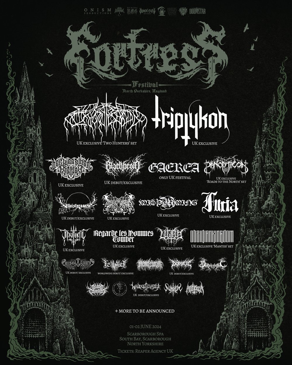 Festivalplakat des Fortress Festival 2024