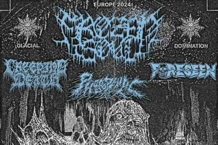 Tourplakat – Frozen Soul – Glacial Domination Europe 2024