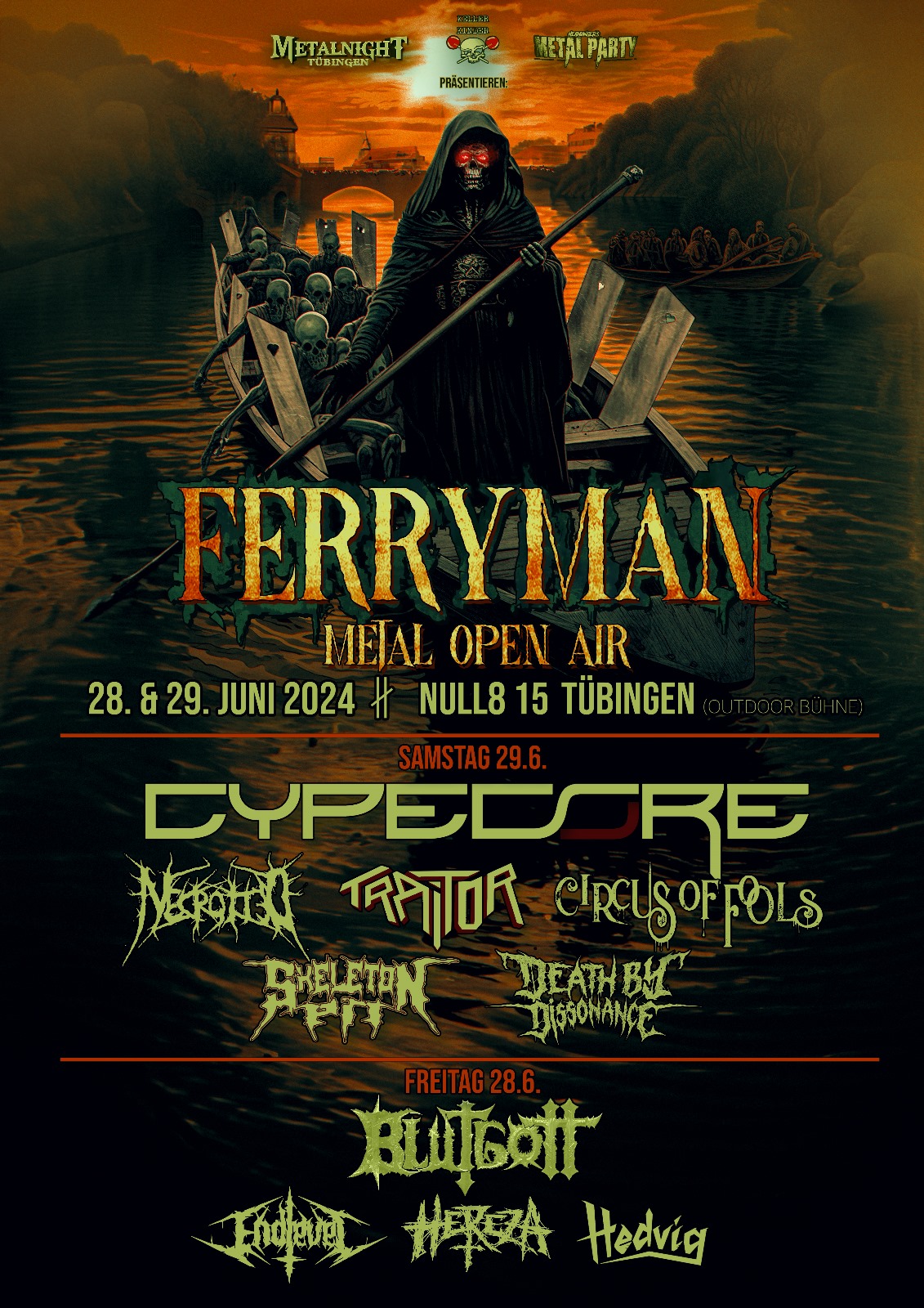 Ferryman Metal Open Air Poster