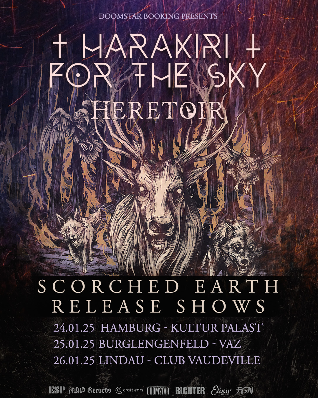 Harakiri For The Sky - SCORCHED EARTH Release Shows 2025