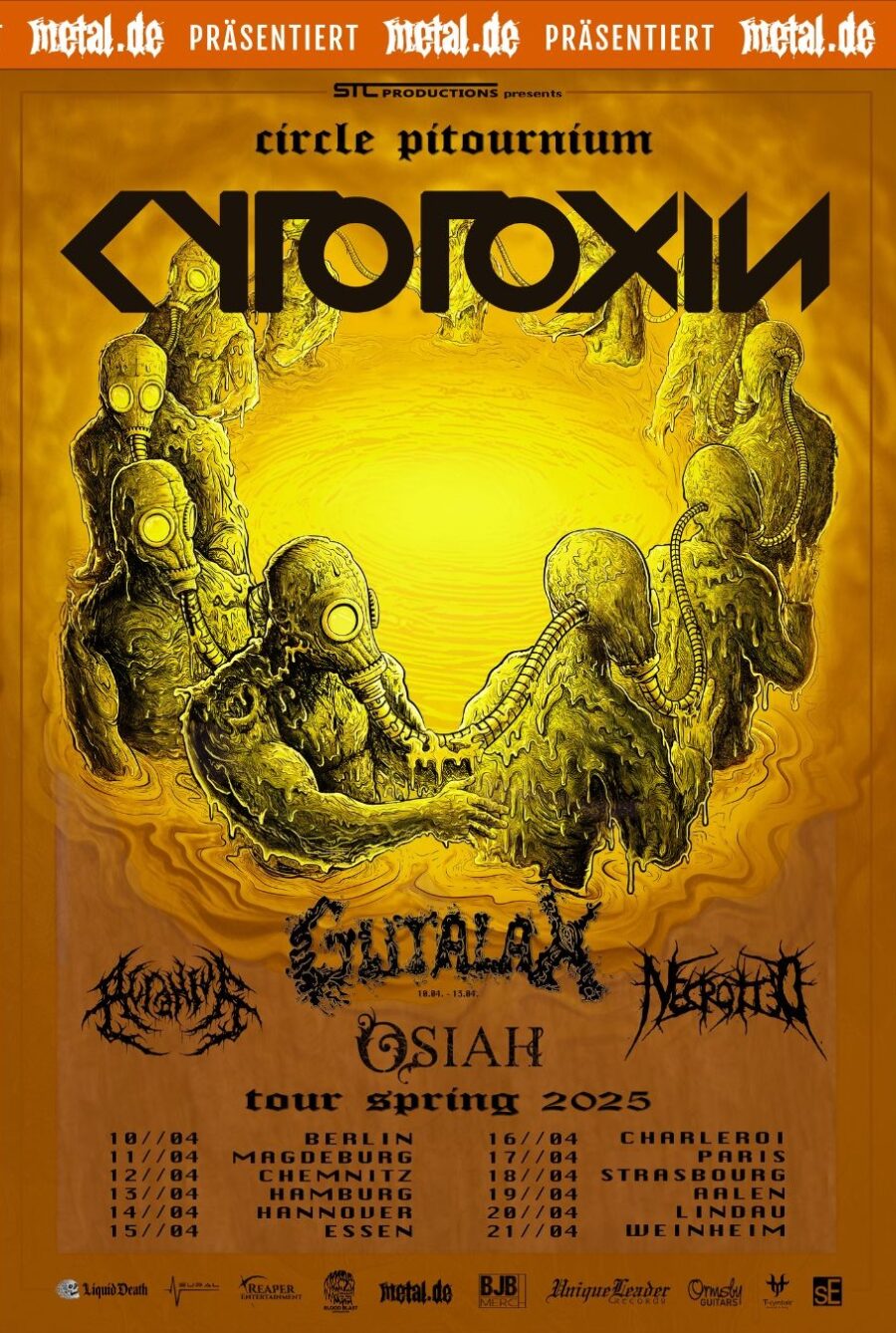 Cytotoxin - Circle Pitournium Tour 2025 • metal.de