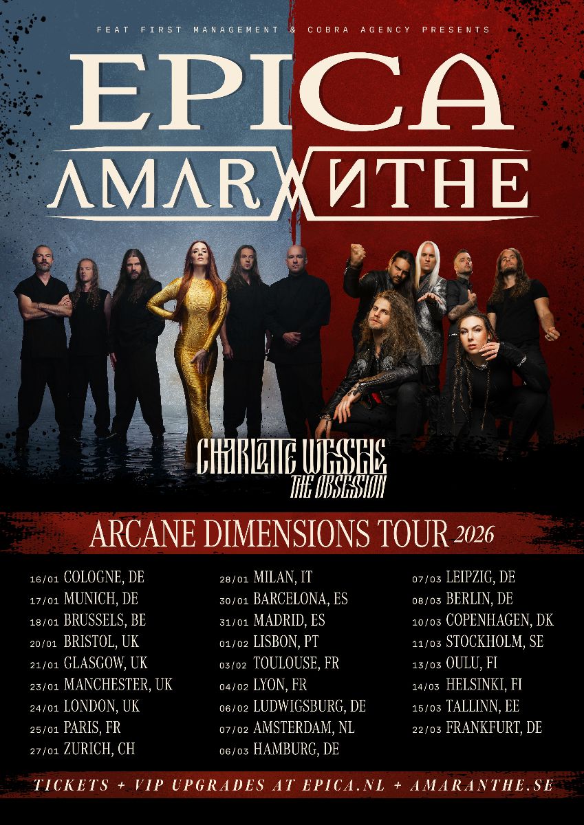 Epica & Amaranthe - Arcane Dimensions Tour 2026