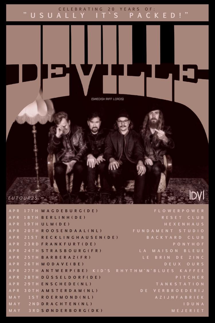 Tourplakat von Deville