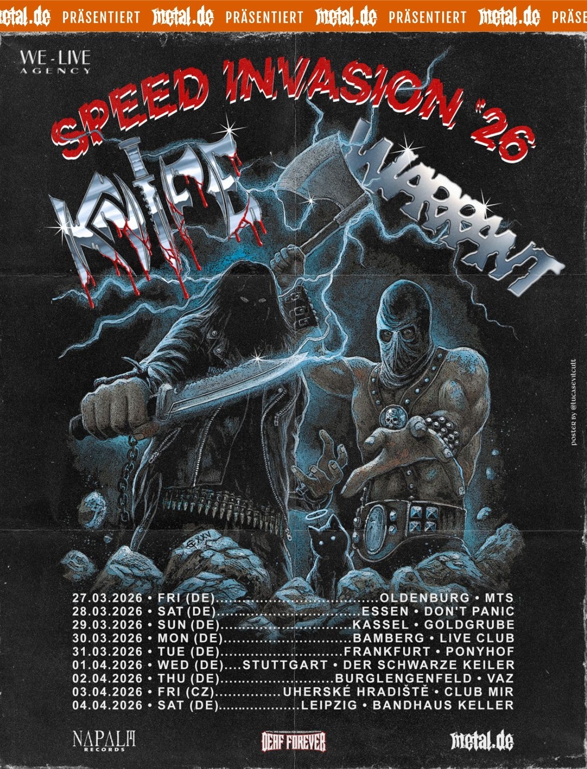 Knife & Warrant Tour 2026