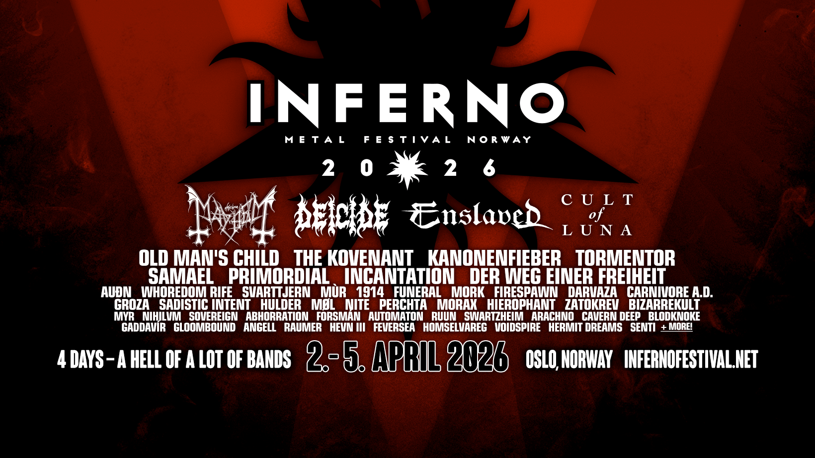 Bild Inferno Festival 2026 Flyer