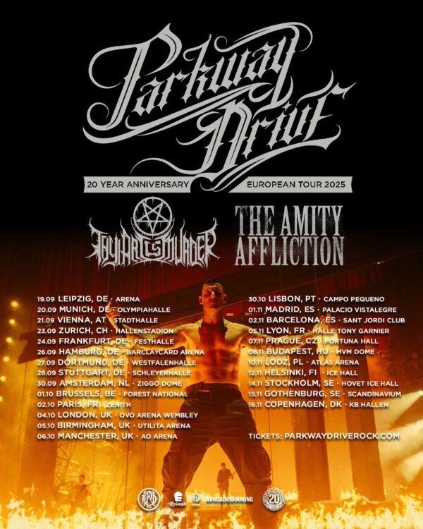 Parkway Drive - 20 Year Anniversary European Tour 2025