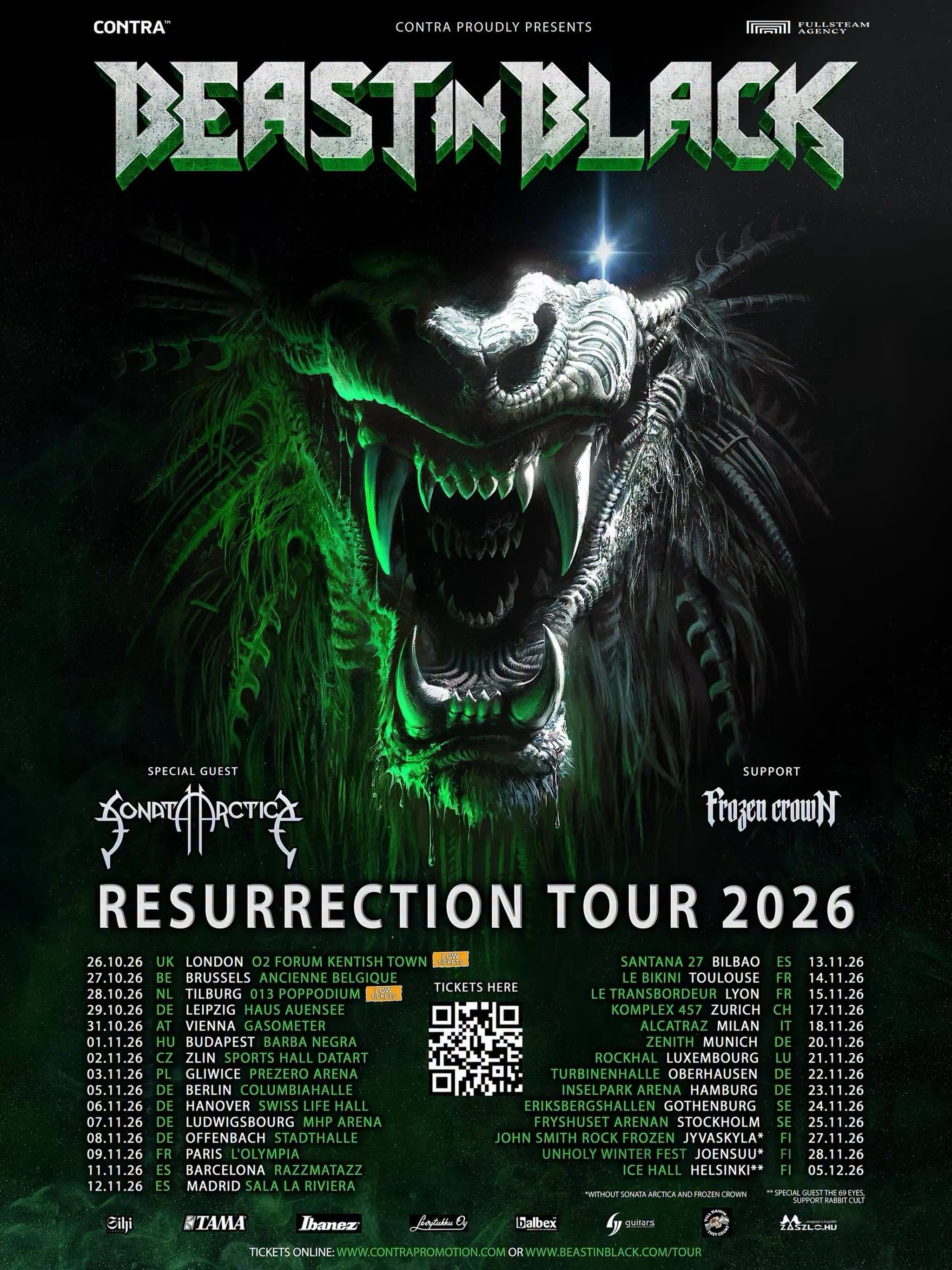 Beast in Black "Resurrection" Tour