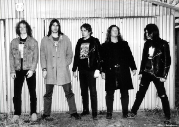 Bandfoto von EDGE OF SANITY zur Zeit von "Unorthodox"