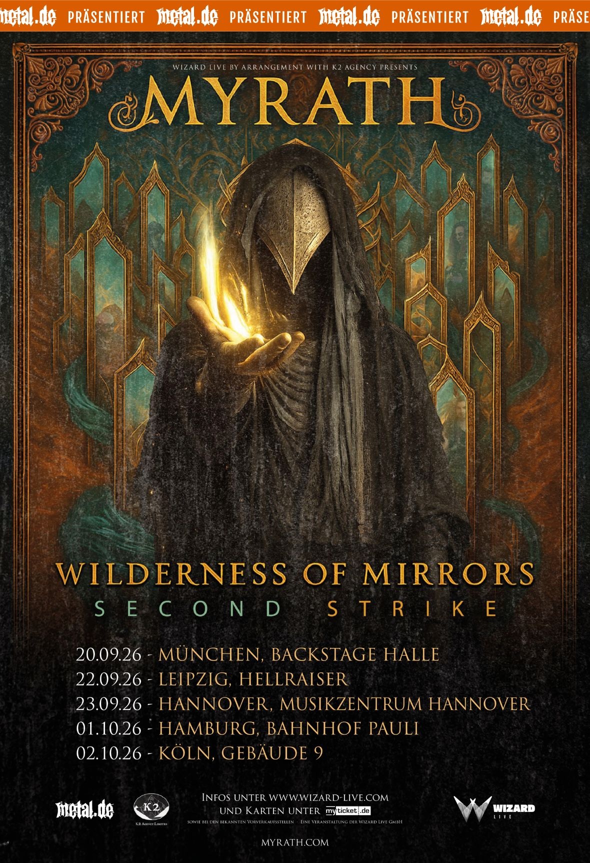 Myrath - Wilderness of Mirrors Tour - Second Strike