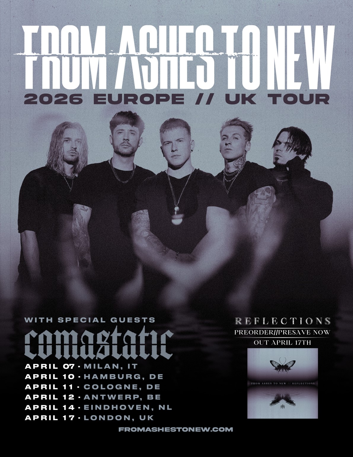 From Ashes To New – 2026 Europe / UK Tour
