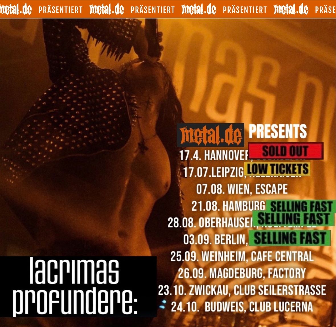 Lacrimas Profundere Tour 2026