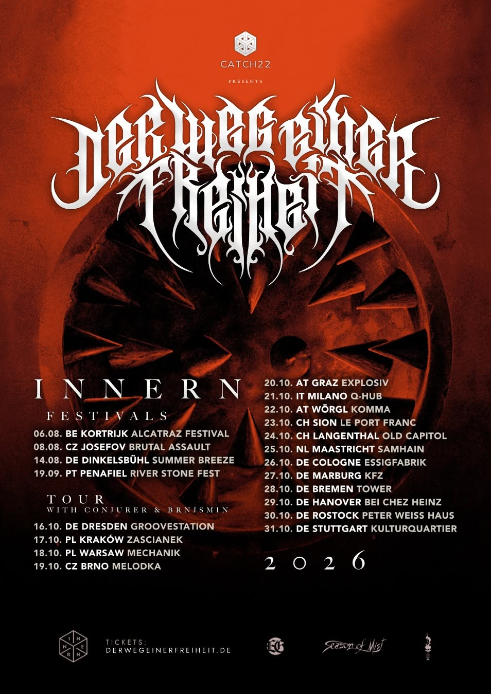 Der Weg einer Freiheit Tour 2026