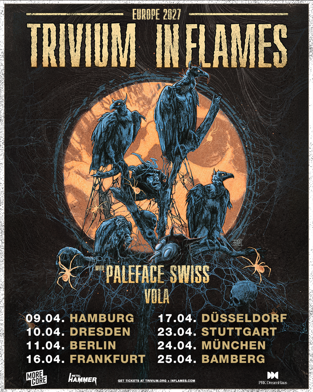 IN FLAMES + TRIVIUM – Co-Headline-Tour 2027