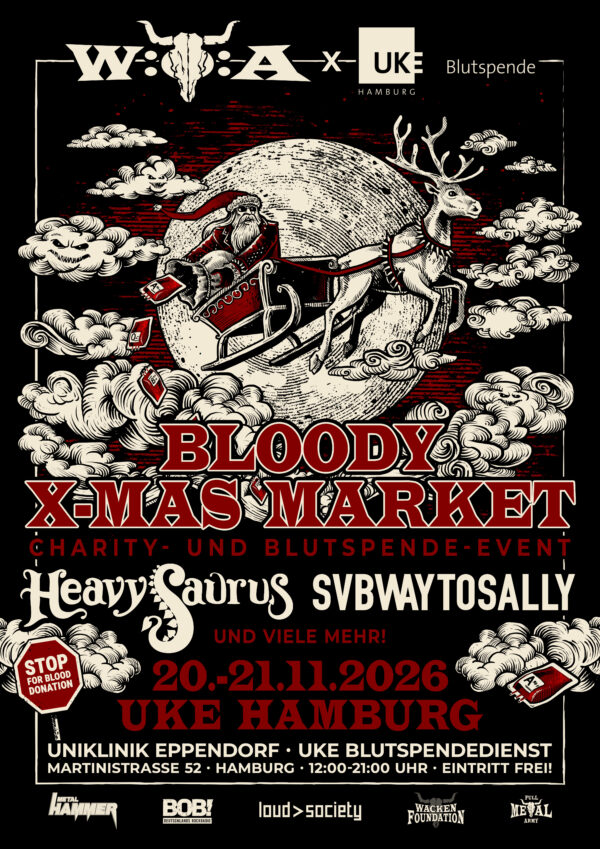 Eventposter Bloody X-Mas Markt